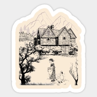 NOSTALGIC LANDSCAPE!!! Sticker